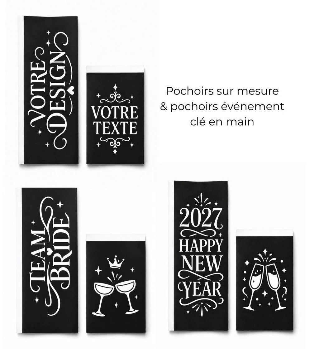 Event stencils - Custom-made
