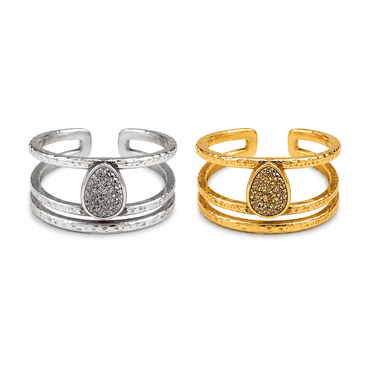 Bague Duo de Lumière