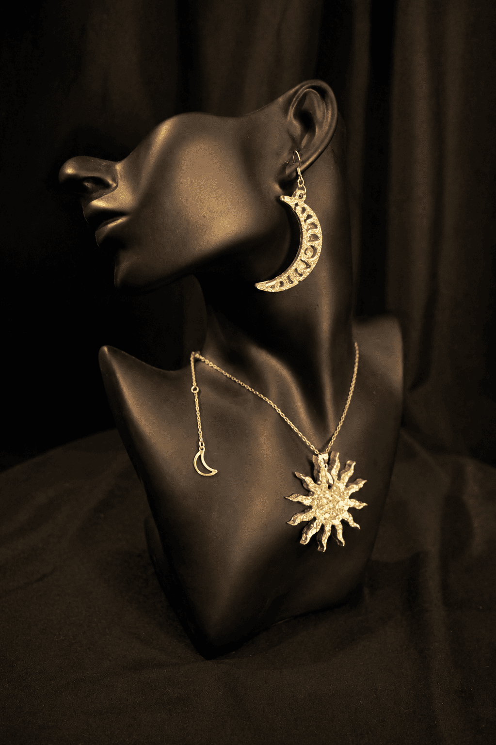 Collier - Lune & Soleil