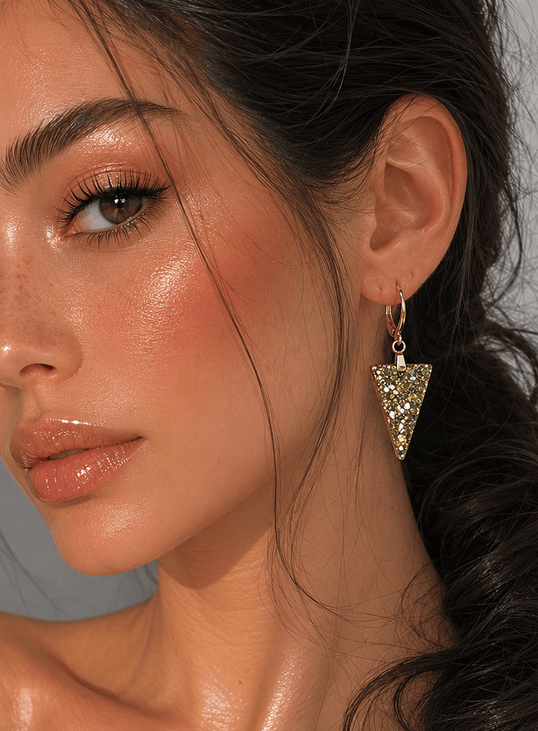 Earrings - Graphic Triangle
