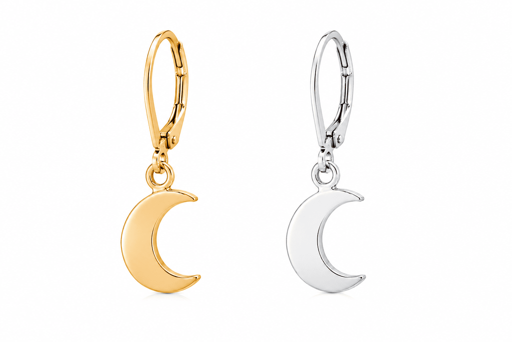 Boucles d'oreilles Lune