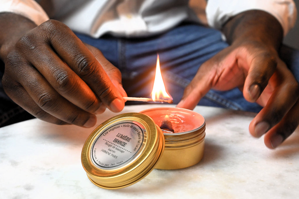 LUMIÈRE - Bougie de massage satinée