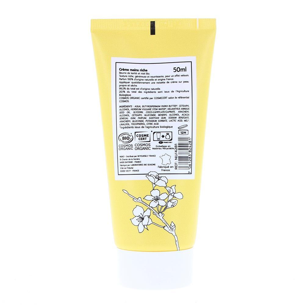 Crème Mains Bio Miel & Karité