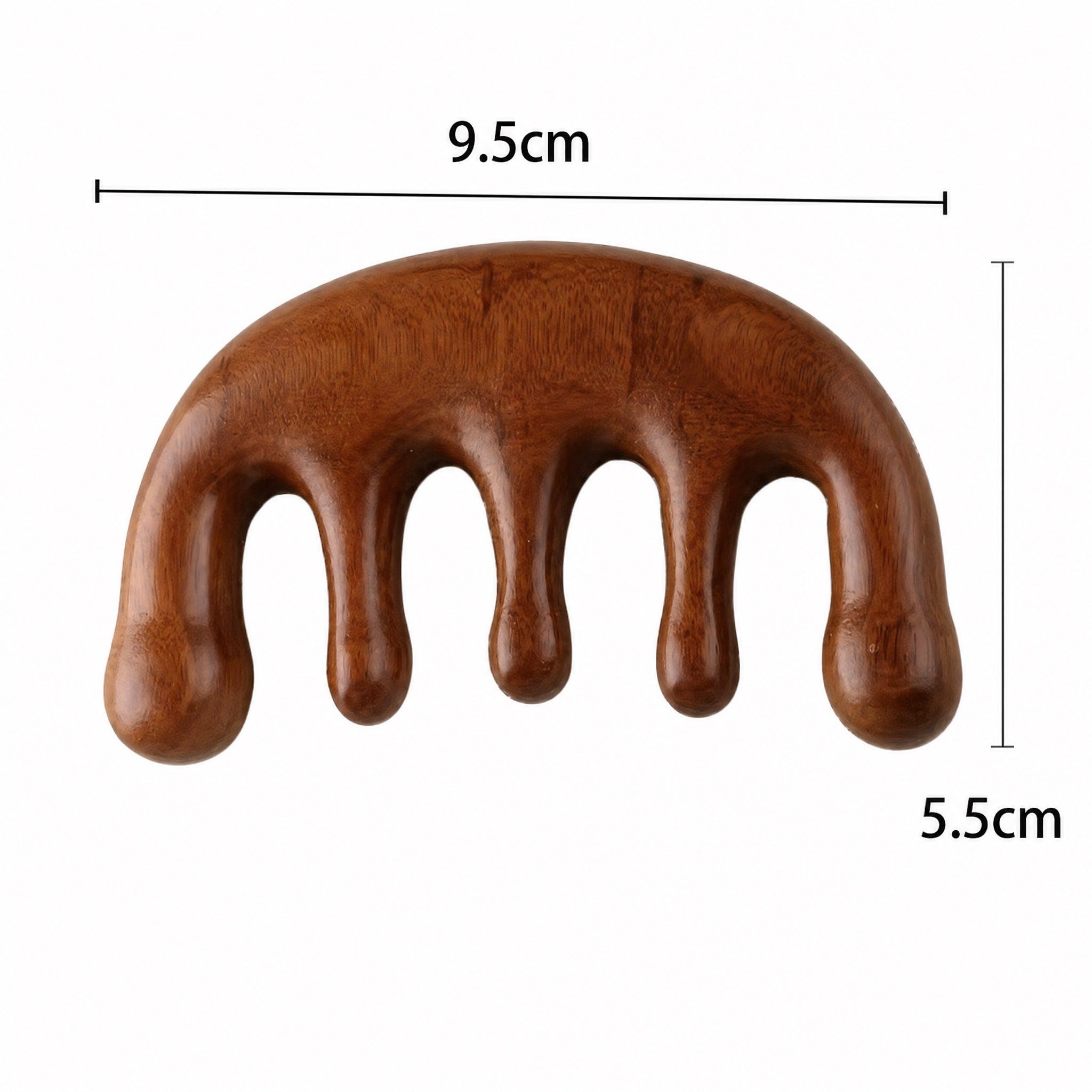 Wooden "Meridian" Massage Comb