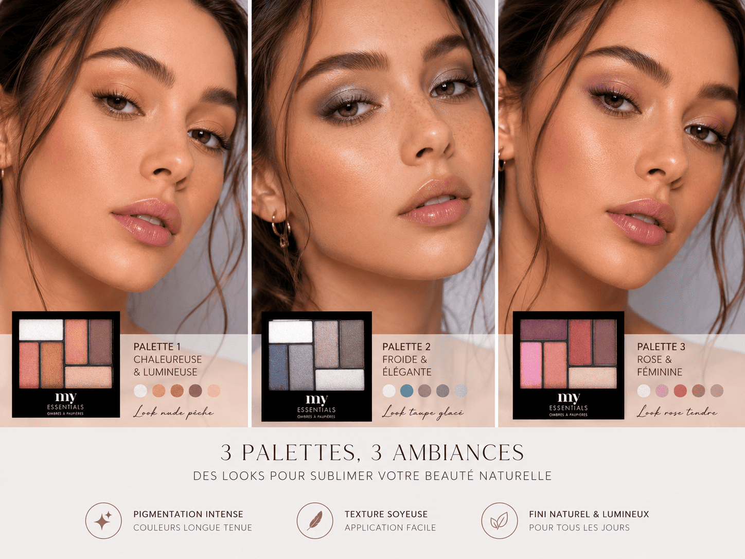 Palette Maquillage 6 Fards à paupières - MY ESSENTIALS