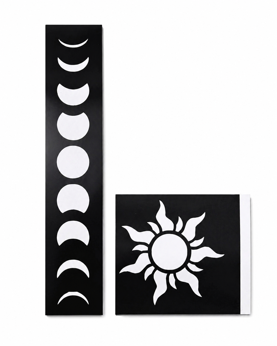 Duo de Pochoirs Lune & Soleil